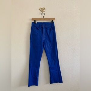 Mother The Hustler Ankle Fray Blue Never A Dull Moment Seb Surf Jeans Women 27